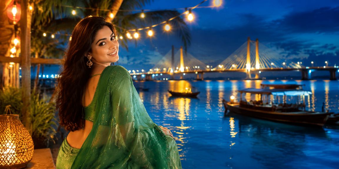 A Bangladeshi woman enjoying casino entertainment in Barisal